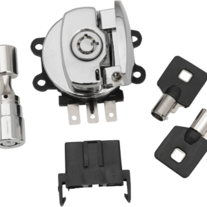 Side Hinge Ignition Switch with Fork Lock - Chrome