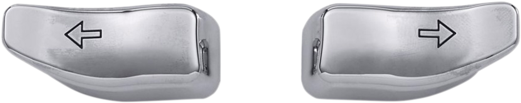 Turn Signal Switch Extension Caps - Chrome