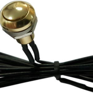 Mini Push-Button Switch - Gold