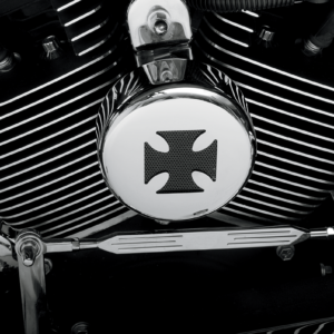 Horn Cover - Cross - Chrome