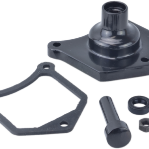 Solenoid End Cover - Starter Button - Gloss Black