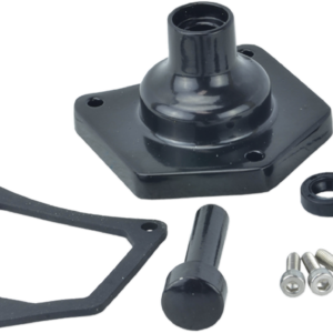 Solenoid End Cover - Starter Button - Gloss Black