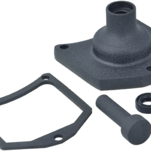 Solenoid End Cover - Starter Button - Black Wrinkle