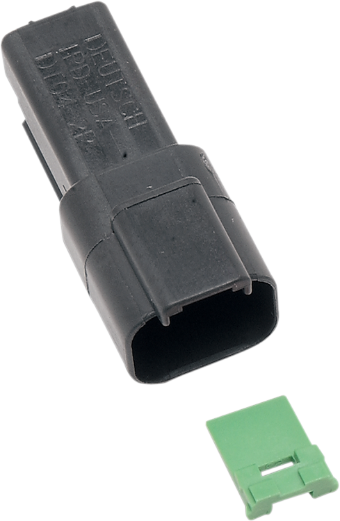 Deutsch Receptacle - 2 Pin - Black - Image 2