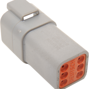 Deutsch Receptacle - 6 Pin - Gray