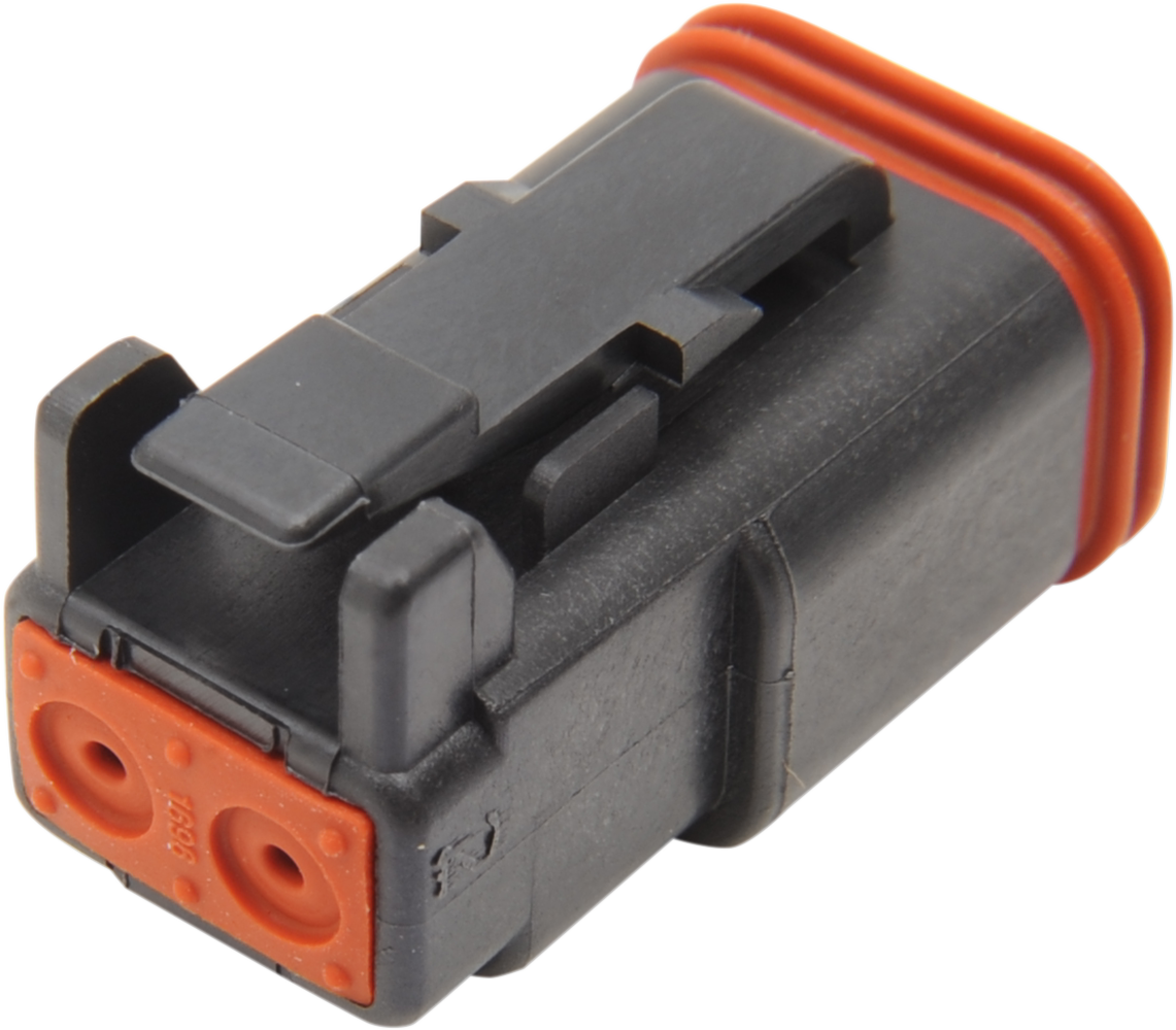 Deutsch Plug - 2 Pin - Black - Image 2