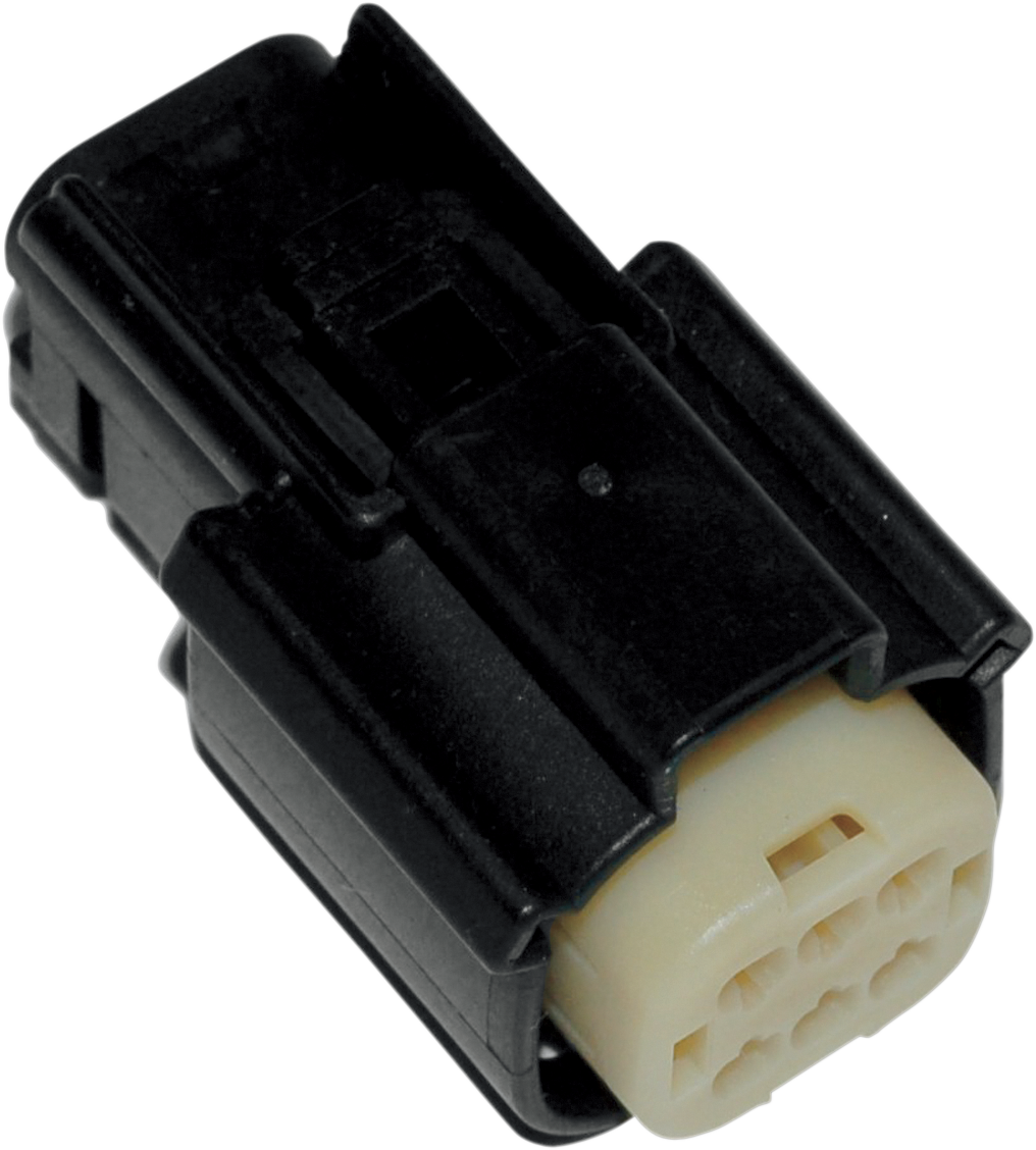 Molex MX 150 Connector - 6 Pin Female - Black