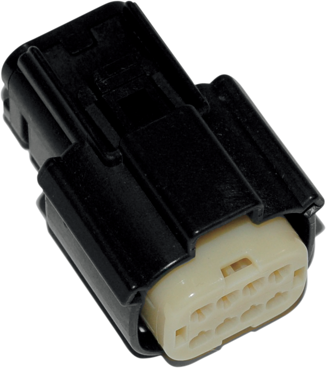 Molex MX 150 Connector - 8 Pin Female - Black