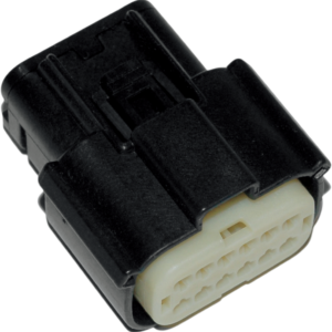 Molex MX 150 Connector - 12 Pin Female - Black