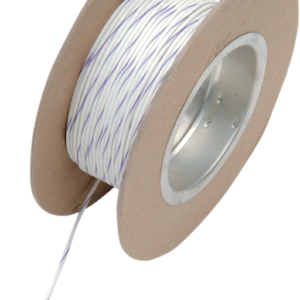 100' Wire Spool - 18 Gauge - White/Violet