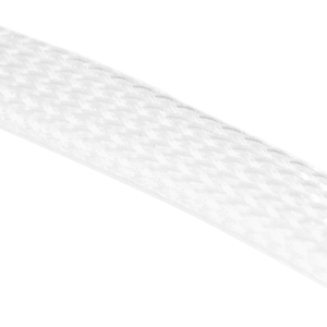 Braided Flex Sleeving - White