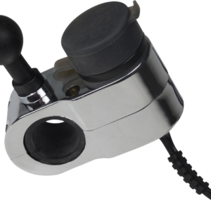 Dual USB Charger - 1" Ball Mount - Black