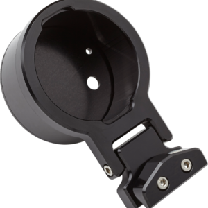 Gauge Mount - Single - Black - Dyna/Sportster