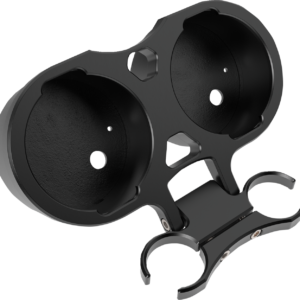 T-Bar Gauge Mount - Dual - Black - 1.25" Diameter