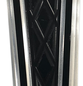 Dash Panel Insert - Platinum Cut - Black Anodized