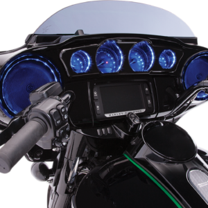 Dash Accent with LED Lights - Black