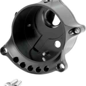 Cafe Gauge/Headlight Relocators - Black Anodized