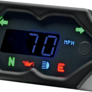 5000 Series Spike Speedometer - Black - 2" H x 4.5" W