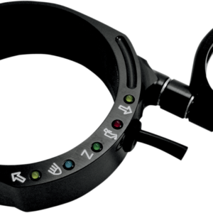 Speedometer Relocation Bracket - Black - For 49 mm Fork