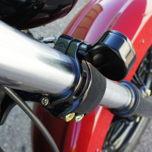 Speedometer Ring with Swivel Clamp - Black Anodized - For 39 mm Fork Tube