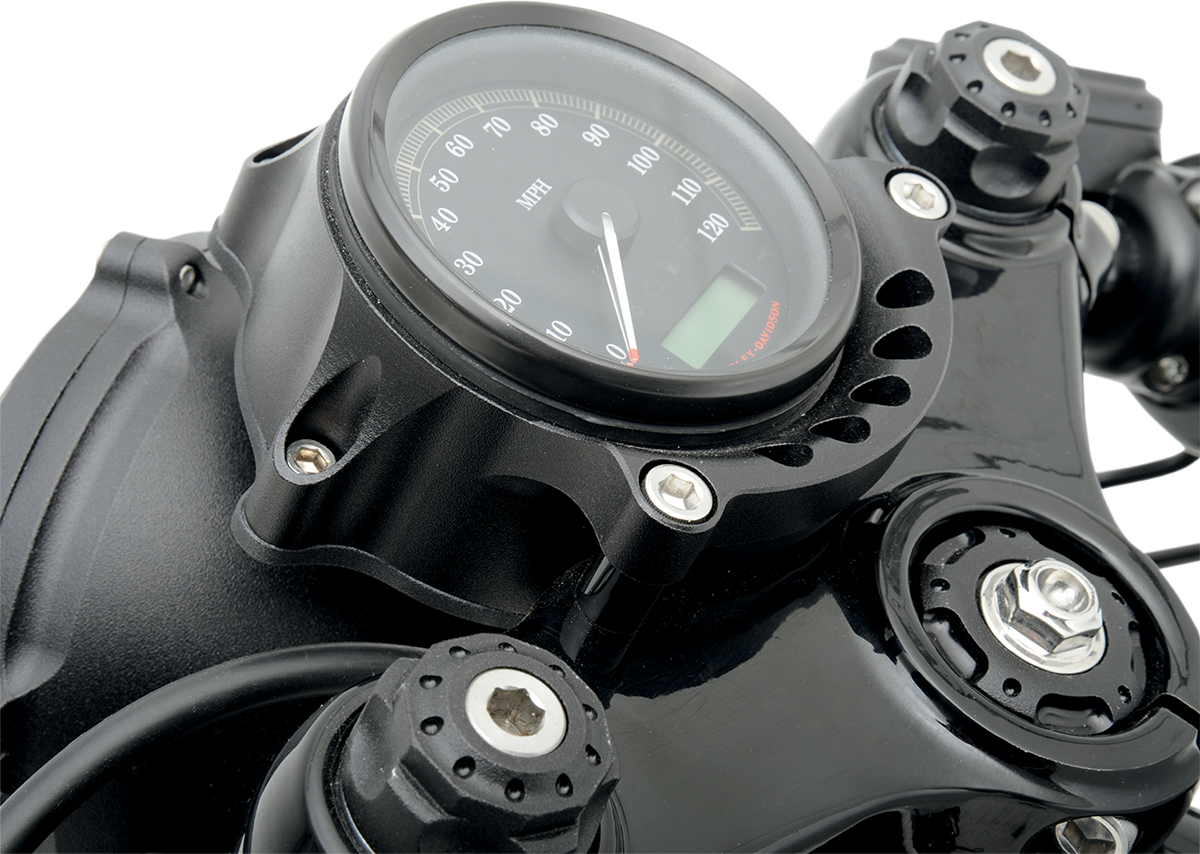 Cafe Gauge/Headlight Relocators - Black Ops