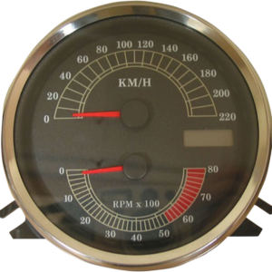 Electronic Speedometer/Tachometer - Stock Look - 220 KPH/8000 rpm