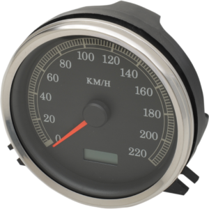 Electronic KM/H Speedometer - Black Face