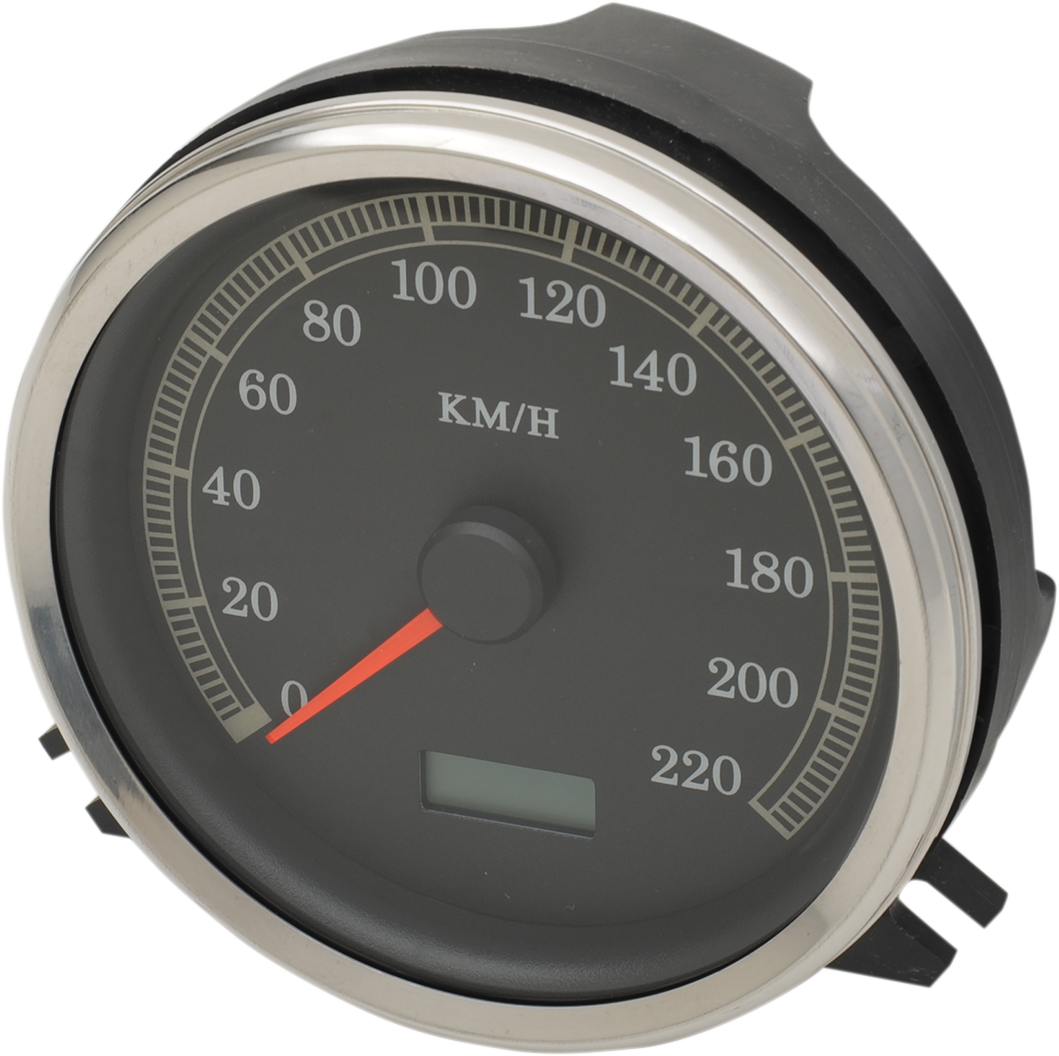 Electronic KM/H Speedometer - Black Face