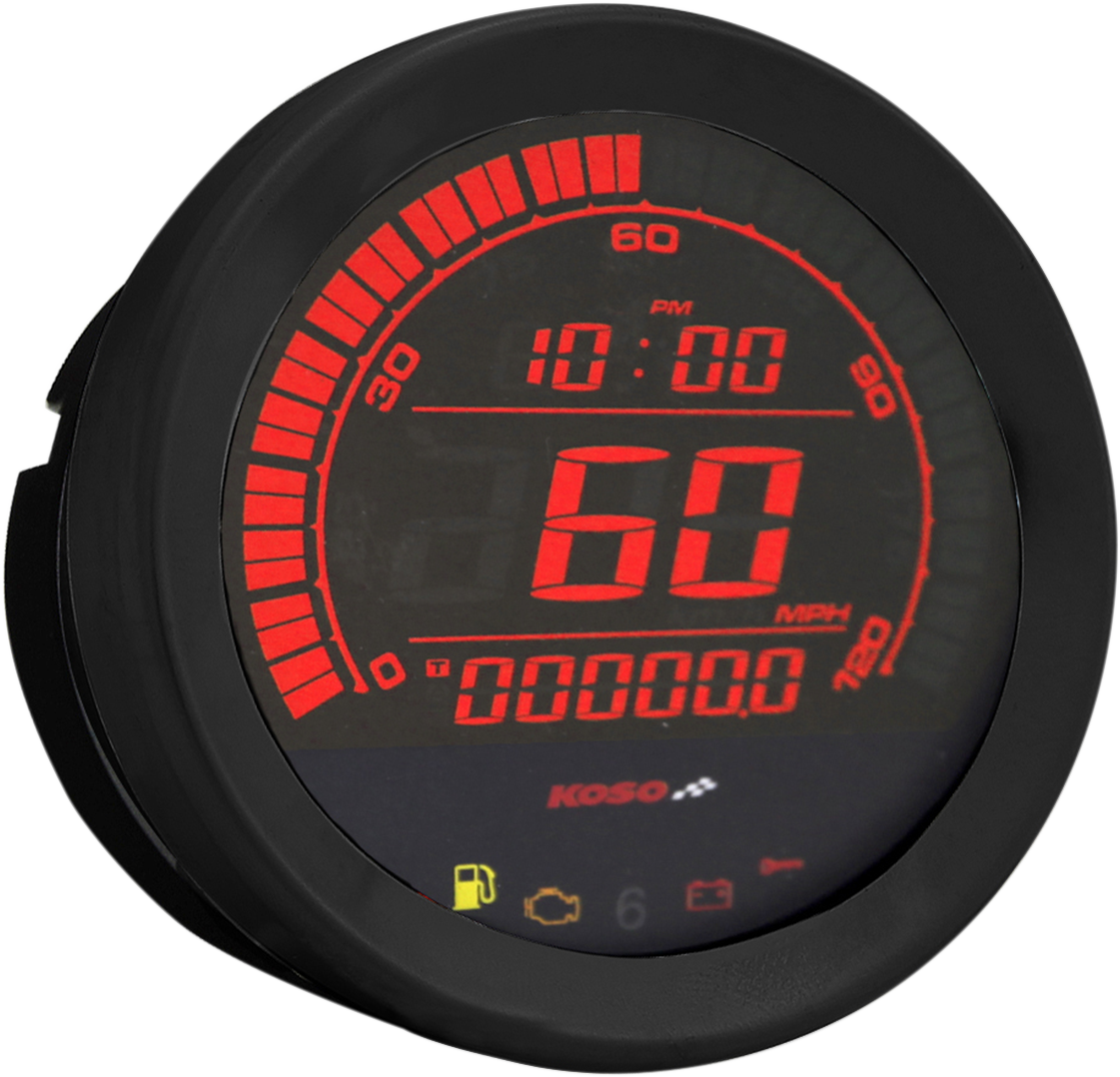4" Speedometer - Black