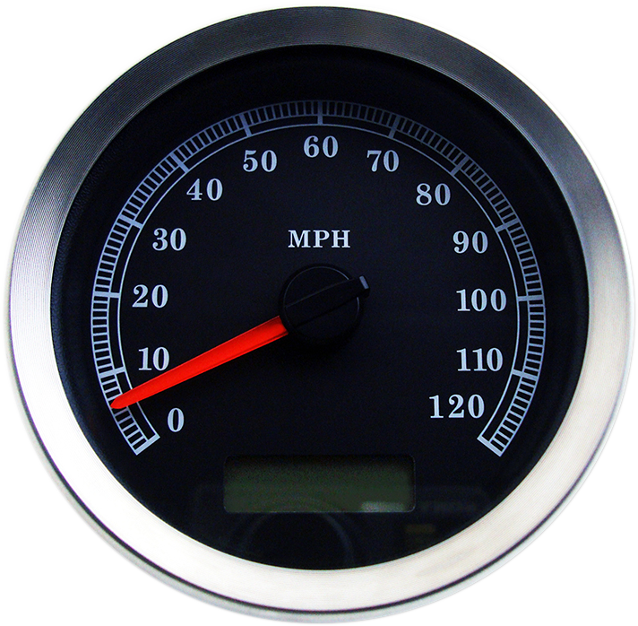 Programmable Speedometer - Black Face - MPH