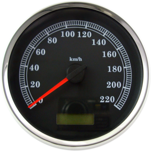 Electronic Speedometer - Black - 220 KPH