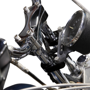 O/S Speed Clamps - Black Electroplated - Straight