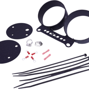 Dual Gauge Bracket - Wrinkle Black