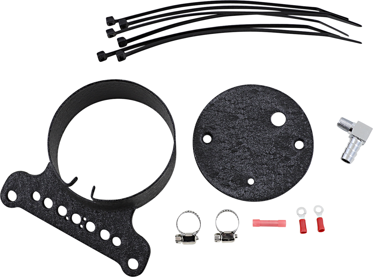 Single Gauge Bracket - Wrinkle Black - Image 2