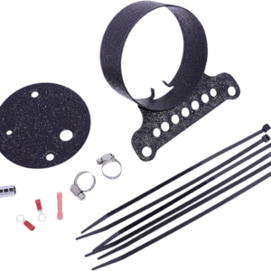 Single Gauge Bracket - Wrinkle Black