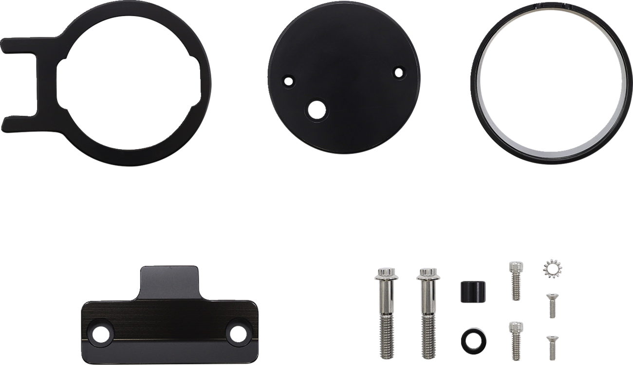 Gauge Mount - Single - Black