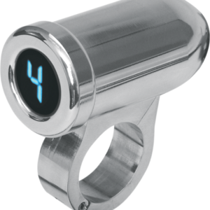 1" Auto Programming Gear Indicator - Chrome - Blue Display