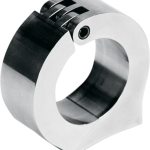 Clamp Mount - For 1.00" Handlebar - 3-3/8" Gauge Cups - Chrome