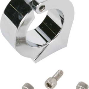 Clamp Mount - For 1.25" Handlebar - 3-3/8" Gauge Cups - Chrome