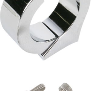 Clamp Mount - For 1.50" Handlebar - 3-3/8" Gauge Cups - Chrome