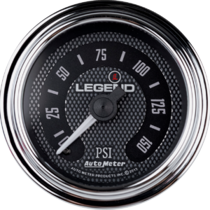 Fairing Mounted LED Backlit PSI Gauges - Diamond Cut