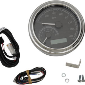 MVX Series Analog Gauge System - Black/Gray/Chrome