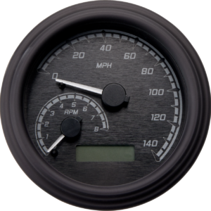 MVX Series Analog Gauge System - Black/Gray/Black