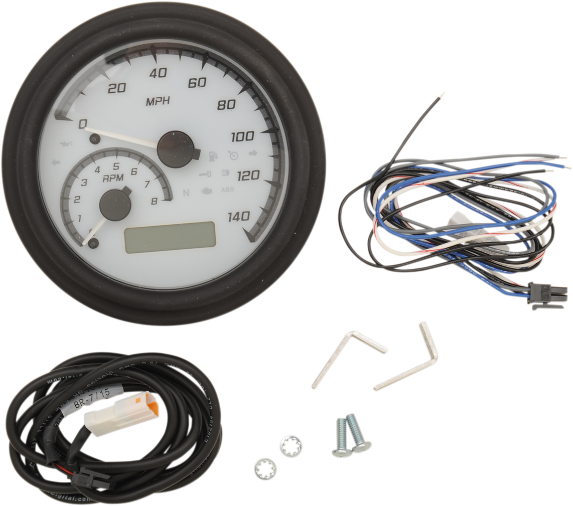 MVX Series Analog Gauge System - White/Gray/Black