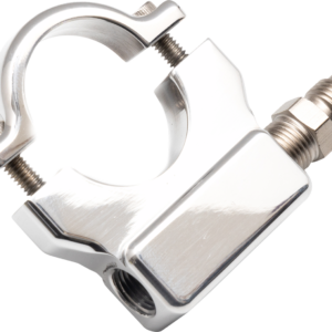 Oil Pressure Gauge Mount - 1" - Chrome
