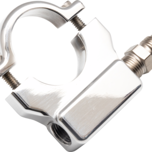 Oil Pressure Gauge Mount - 1.25" - Chrome