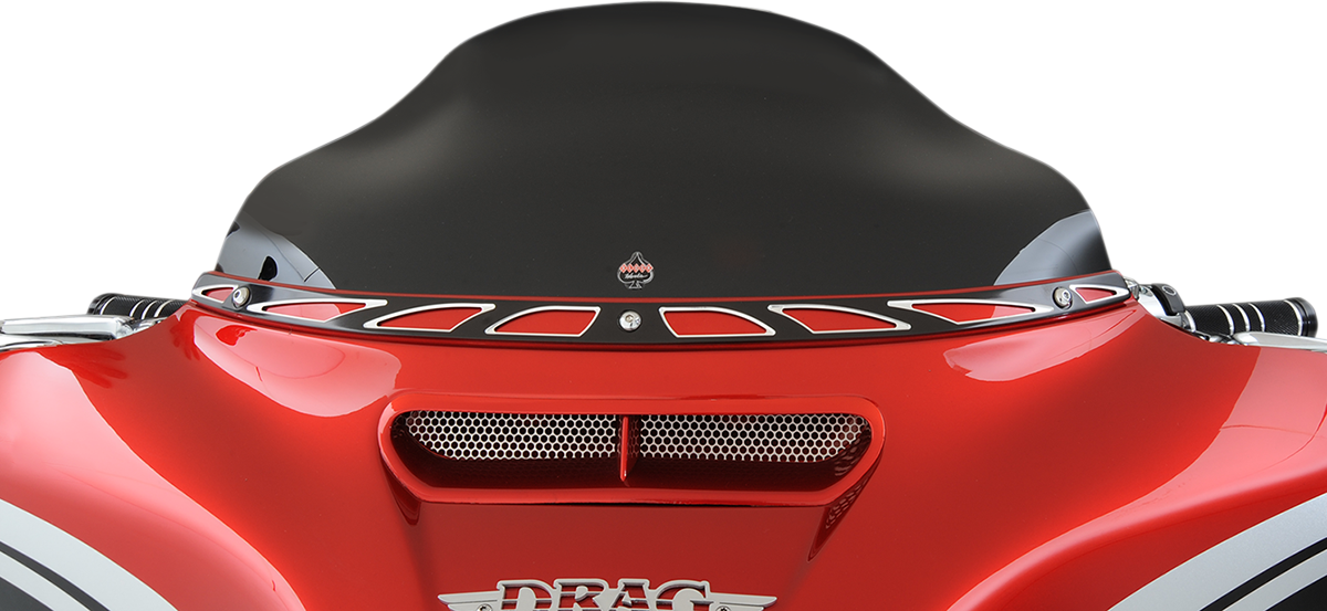 Flare™ Windshield - 6-1/2" - Black - '14-'23 FLHT - Image 3