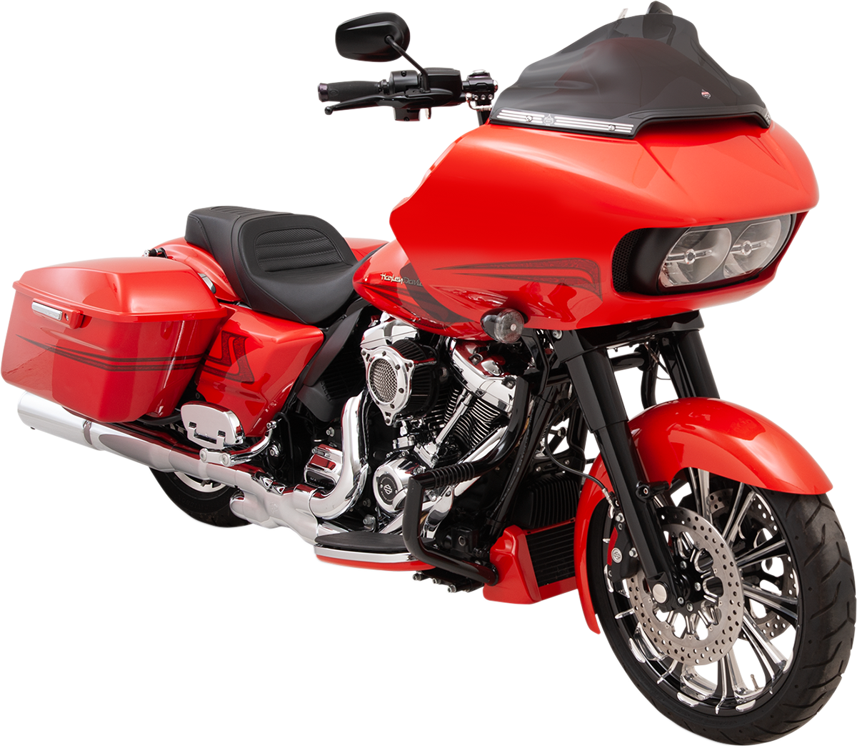 Sport Flare™ Windshield - 9" - Dark Smoke - FLTR