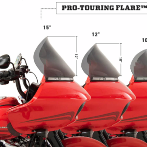 Flare™ Windshield - 12" - Dark Smoke - FLTR