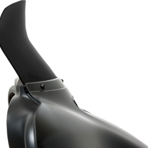 Spoiler Windshield - 8-1/2" - Dark Black Smoke - FLH